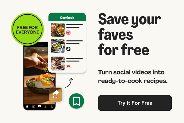 One home. All your recipes. Spot a recipe on socials and save it in the HelloFresh app.